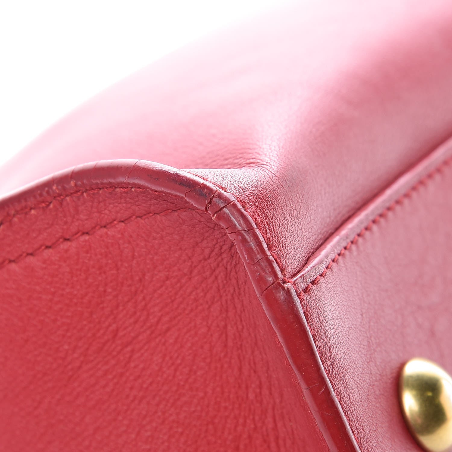 Saint Laurent Calfskin Small Classic Y Cabas Rouge Orient 15 of 20