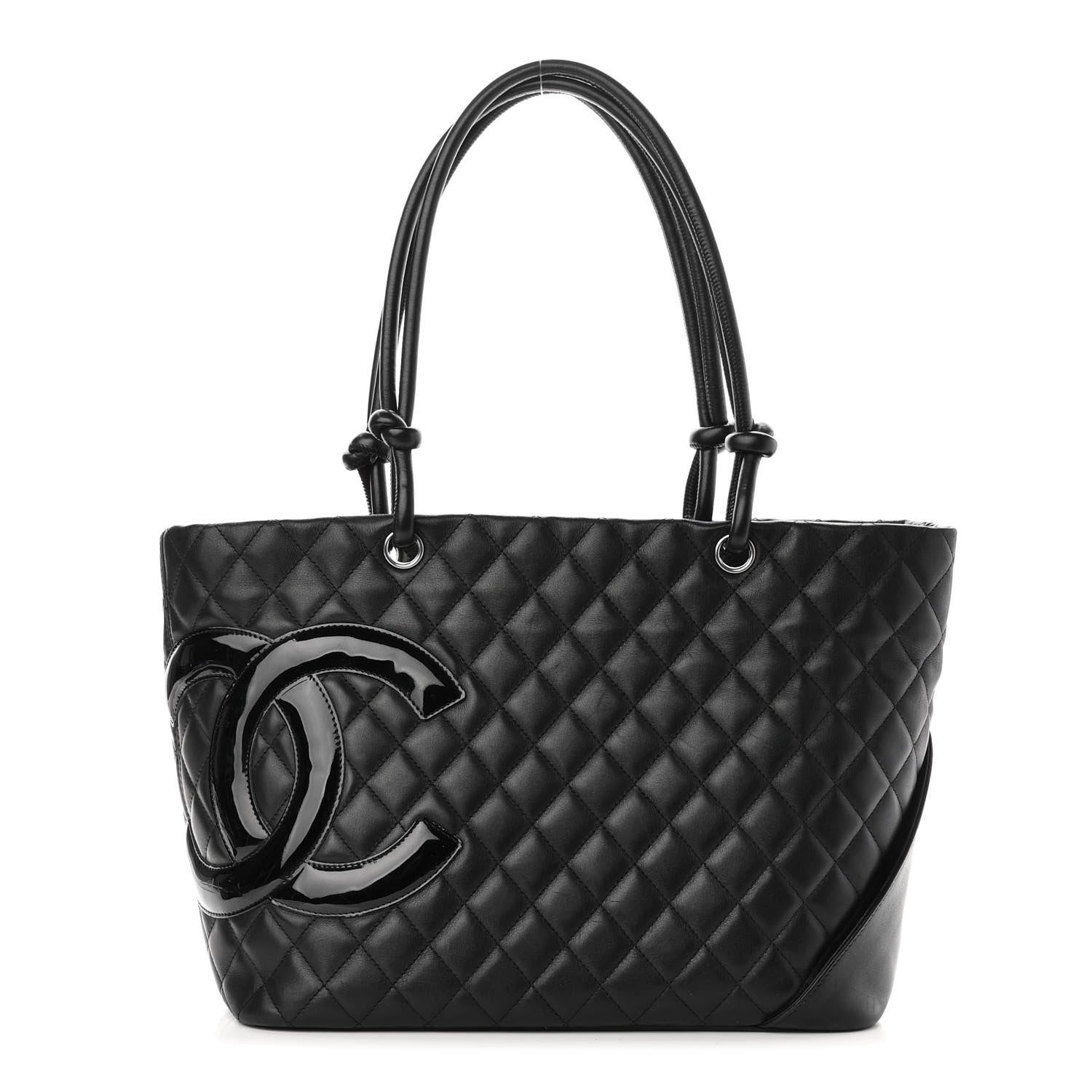 Chanel Calfskin Quilted Large Cambon Tote Black 1 of 10