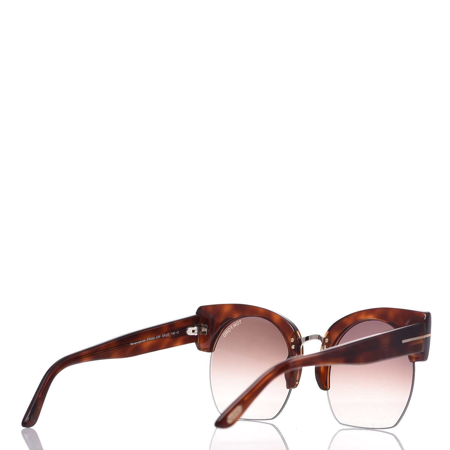 Tom Ford Savannah Sunglasses TF552 Tortoise 4 of 9