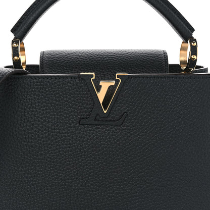 Louis Vuitton Taurillon Capucines BB Black 7 of 9