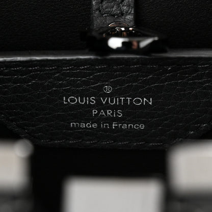 Louis Vuitton Taurillon Capucines BB Matte Black 6 of 9