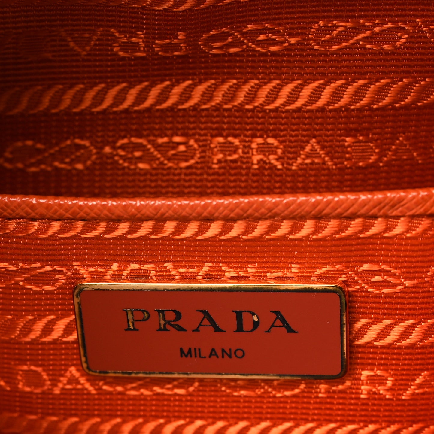 Saffiano Lux Parabole Tote Papaya