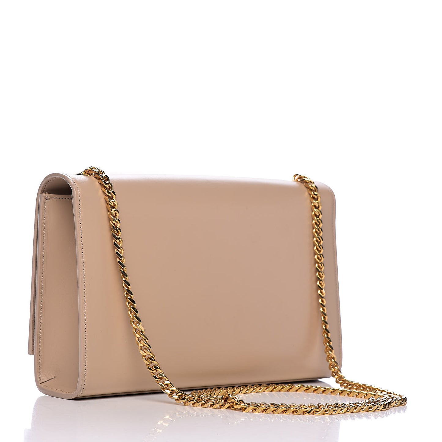 Smooth Calfskin Medium Classic Monogram Kate Tassel Satchel Dark Beige