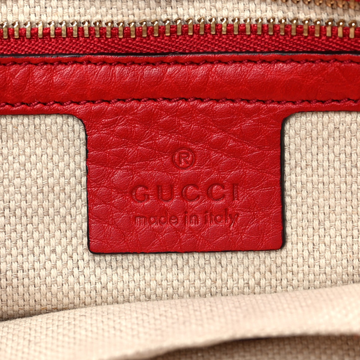 Pebbled Calfskin Medium Soho Flap Crossbody Tabasco Red