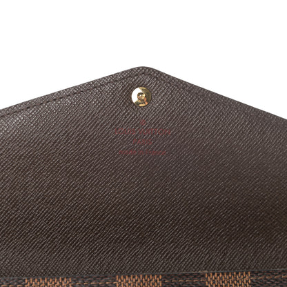 Louis Vuitton Damier Ebene Sarah Wallet NM 6 of 12
