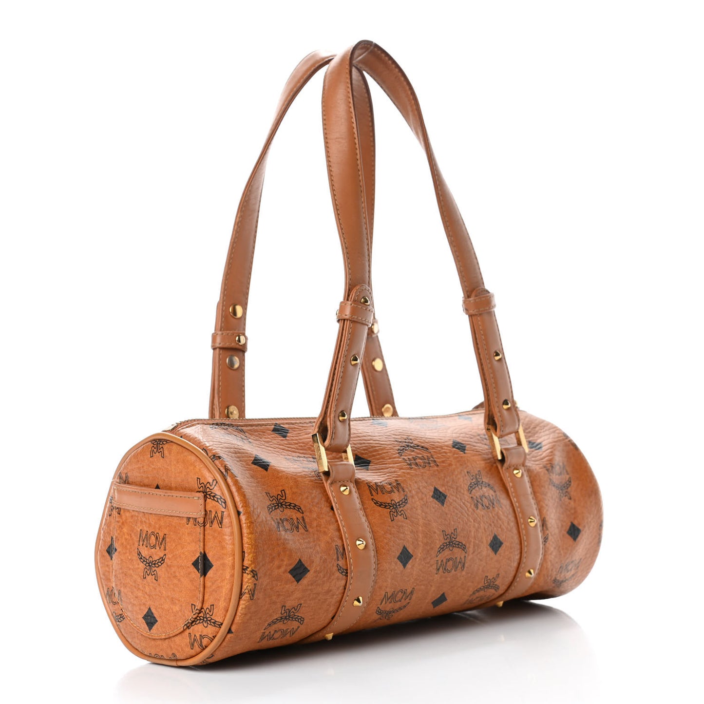 Visetos Essential Barrel Bag Cognac