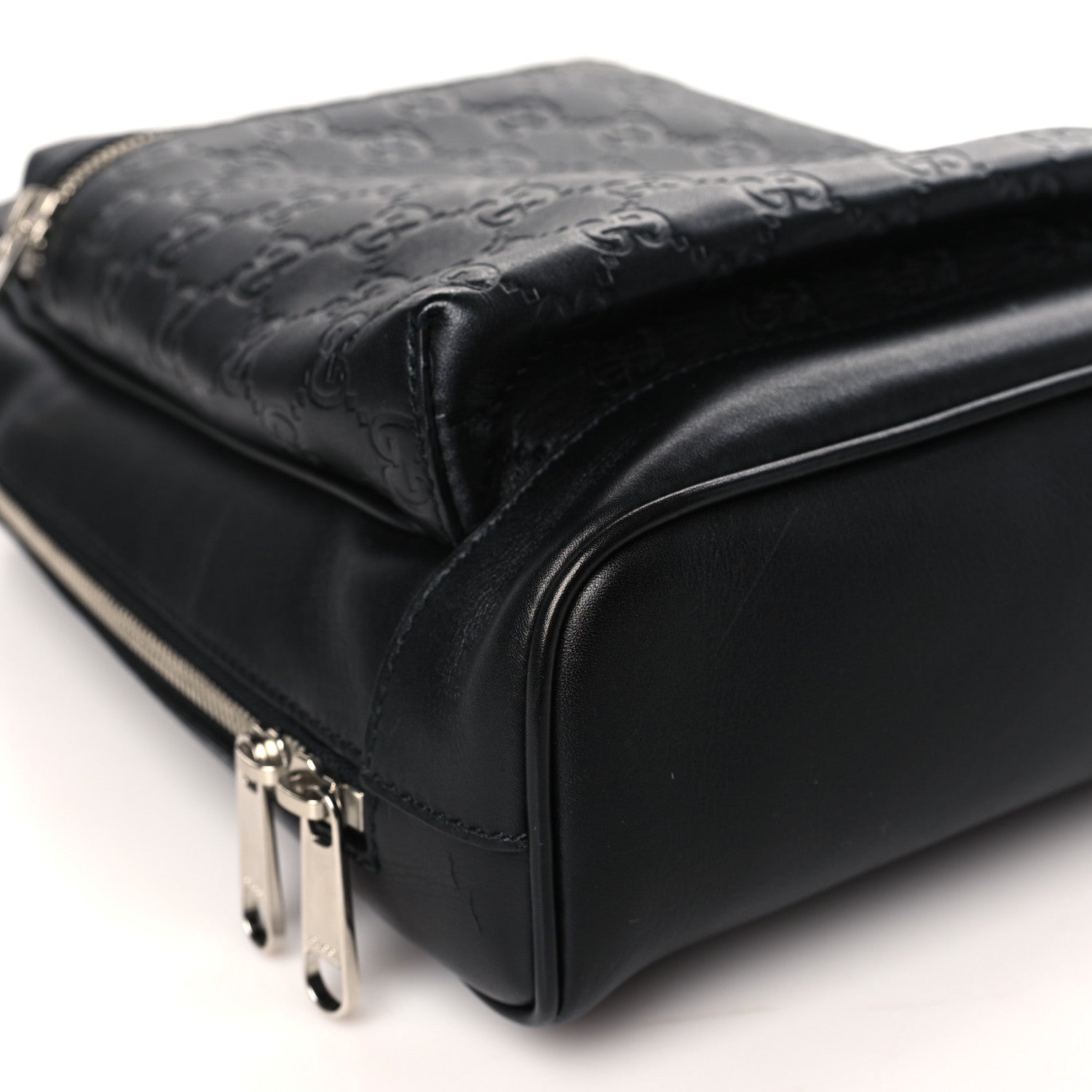 Gucci Guccissima Sling Backpack Black 8 of 9