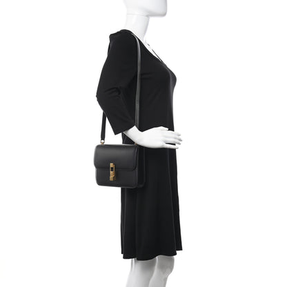 Saint Laurent Smooth Calfskin Carre Satchel Black 2 of 12