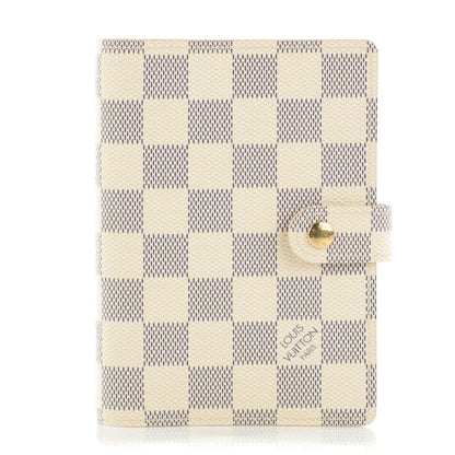 Louis Vuitton Damier Azur Small Ring Agenda Cover 1 of 7
