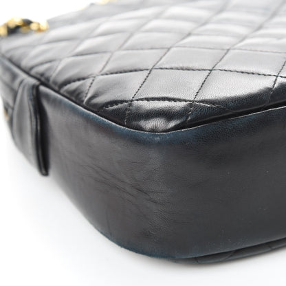 Chanel Lambskin Quilted Camera Case Black 13 of 16