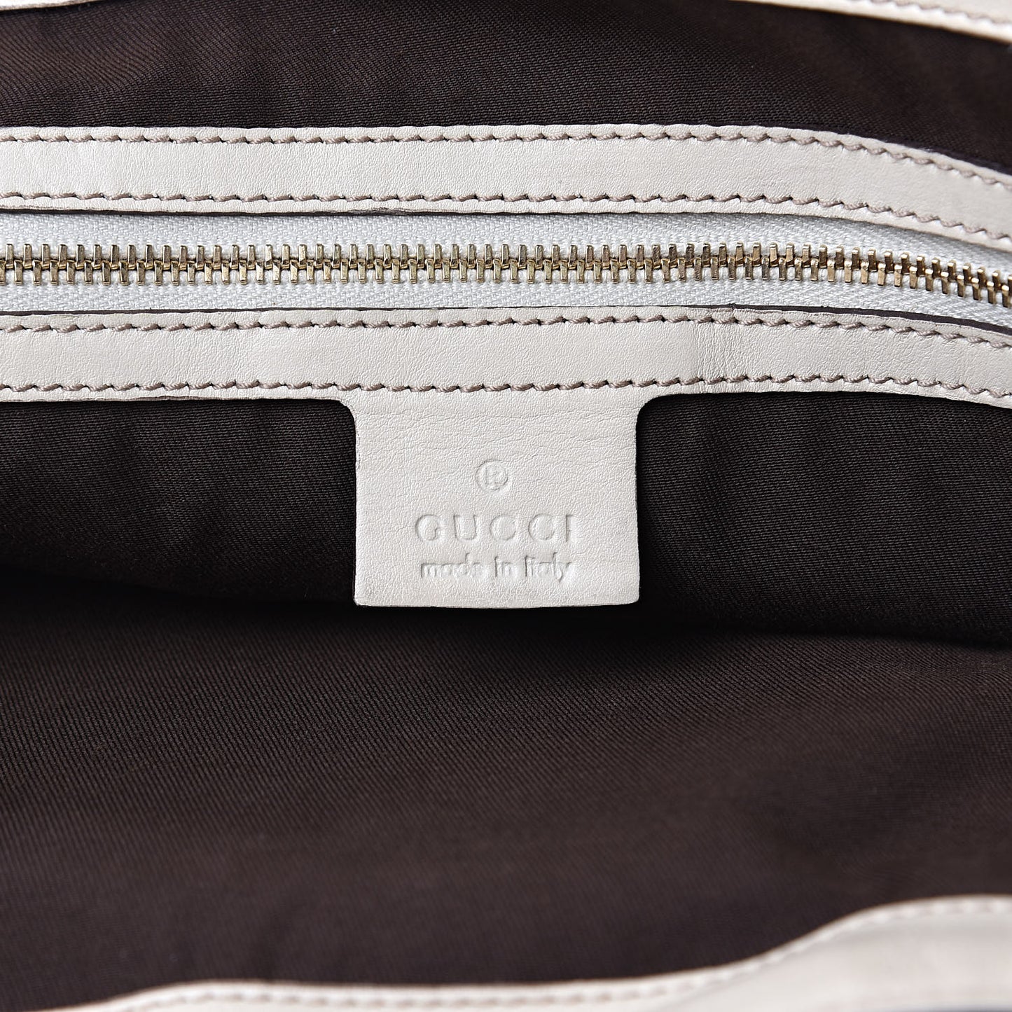 Calfskin Medium Britt Tote Off White