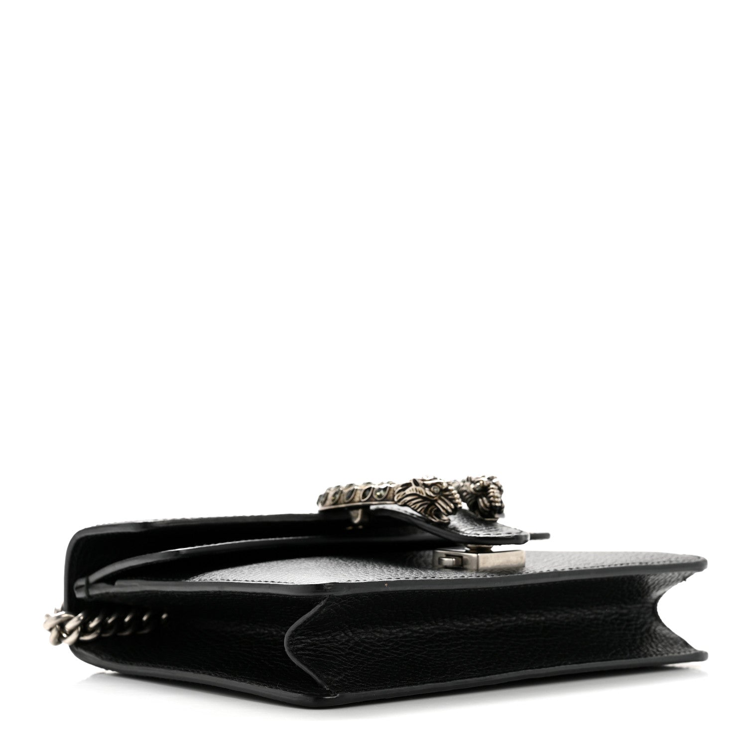 Gucci Calfskin Mini Dionysus Shoulder Bag Black 4 of 11