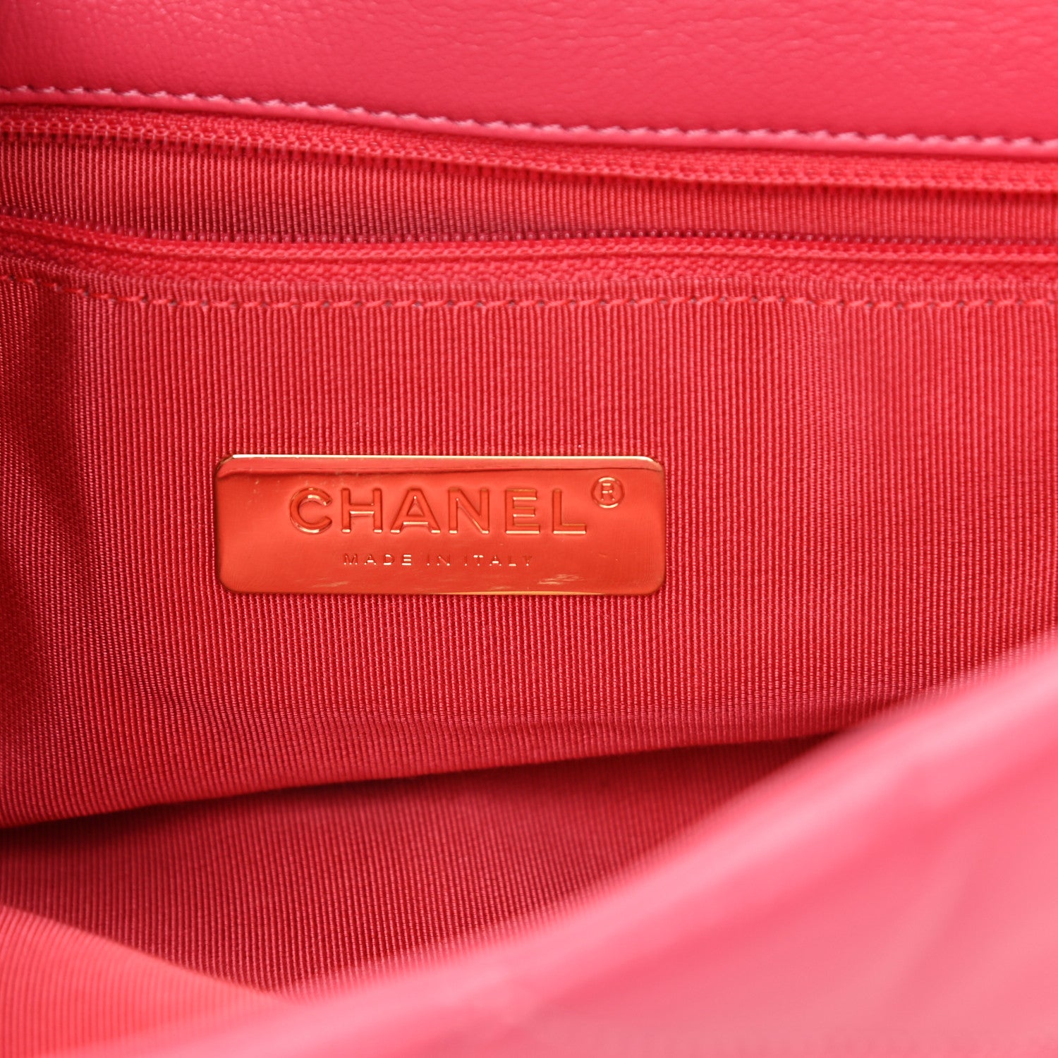 Chanel Goatskin Quilted Large Chanel 19 Flap Dark Pink 5 of 12