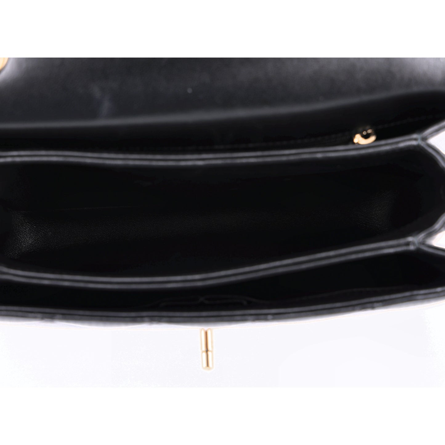 Lambskin Quilted Small Trendy CC Dual Handle Flap Bag Black