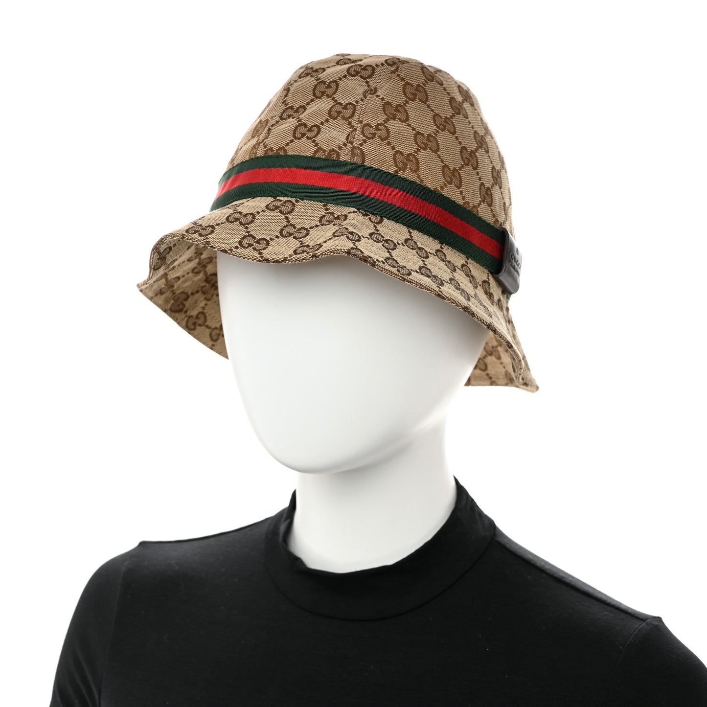 Monogram Web Bucket Hat M Brown