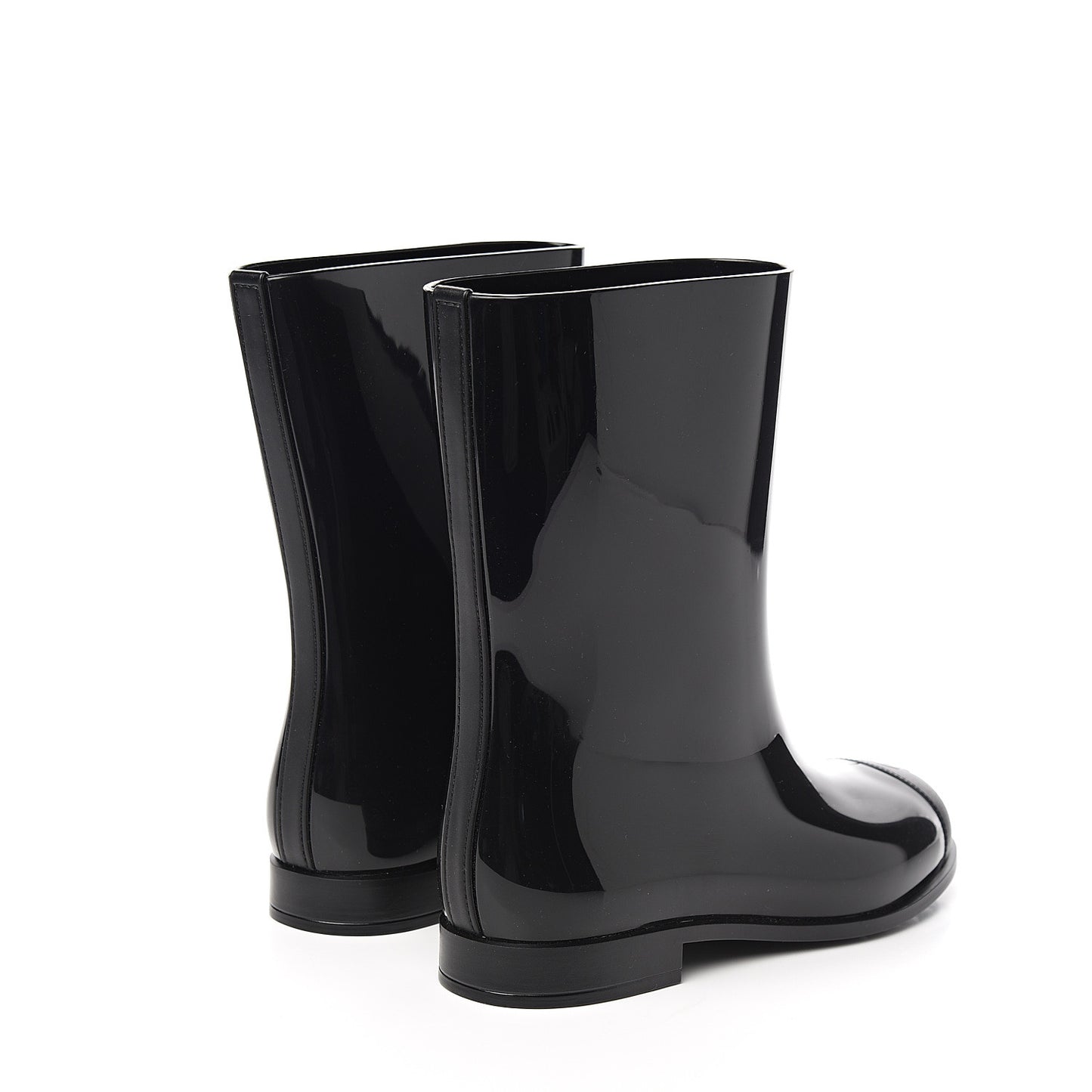 Rubber Rain Boots 41 Black