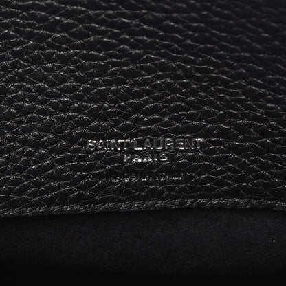 Saint Laurent Grained Calfskin Baby Sac De Jour Souple Black 7 of 8