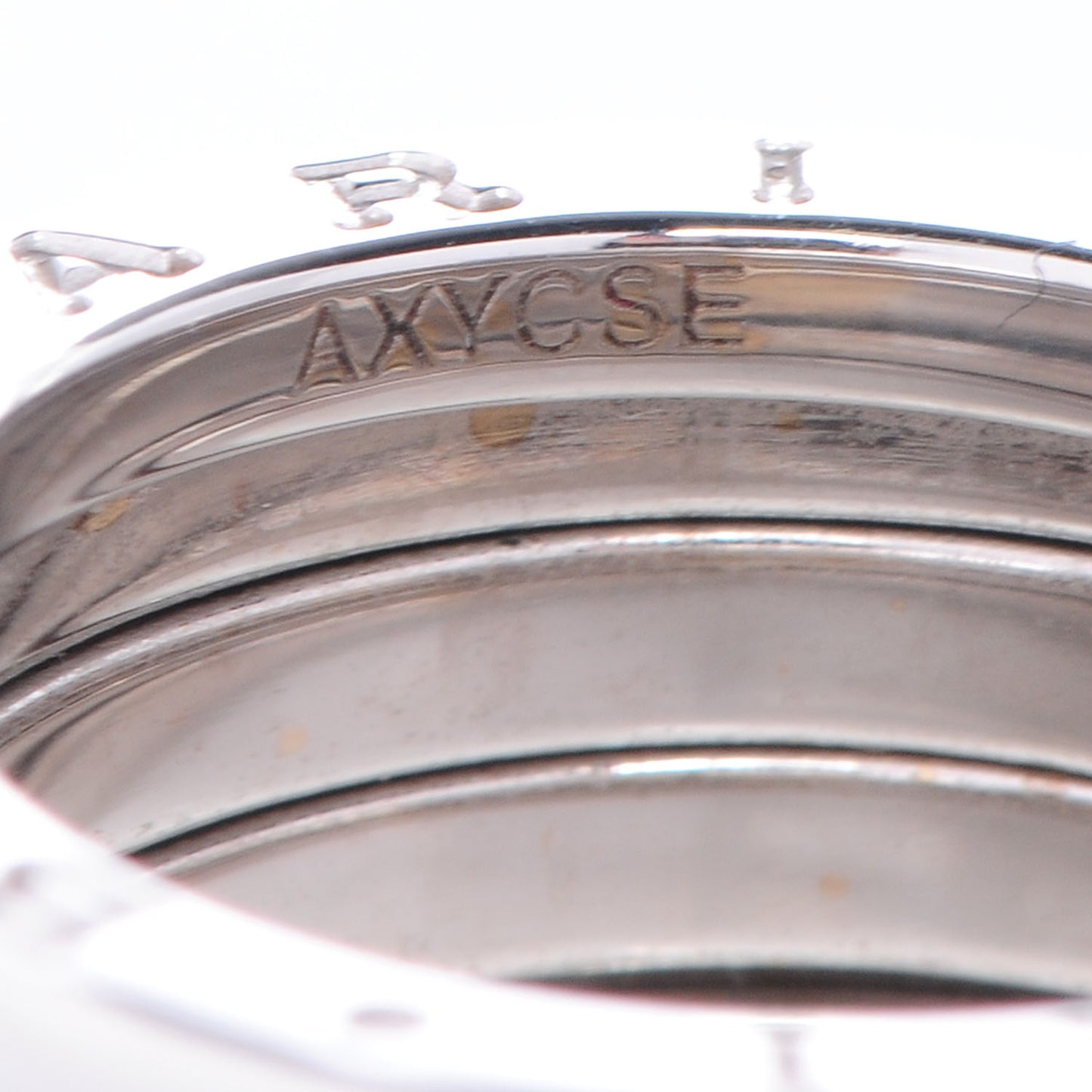 18K White Gold B.Zero1 Four-Band Ring 50 5.5