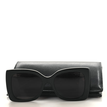 Chanel Square Polarized CC Sunglasses 5494-A Black 7 of 7