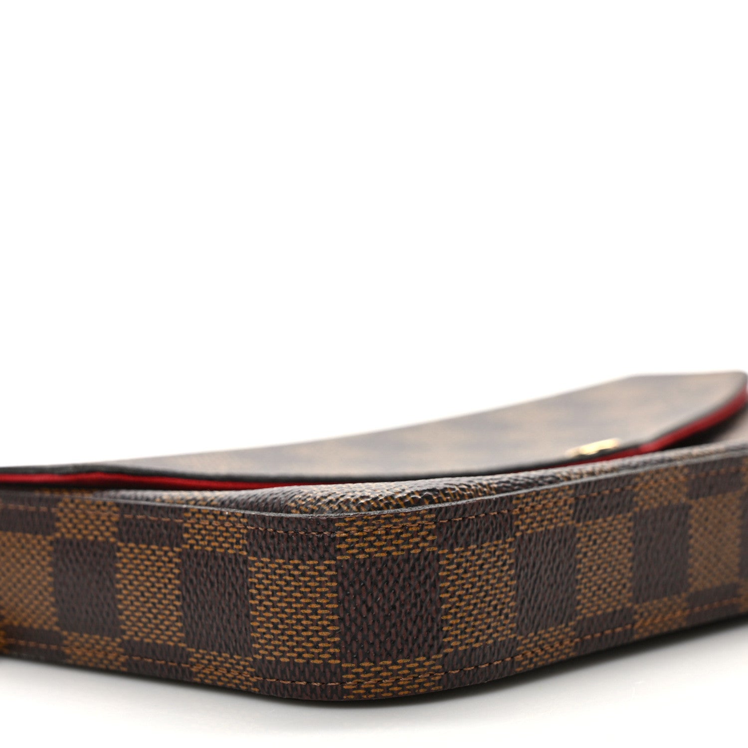 Louis Vuitton LOUIS VUITTON Damier Ebene Pochette Felicie Chain Wallet 9 of 15