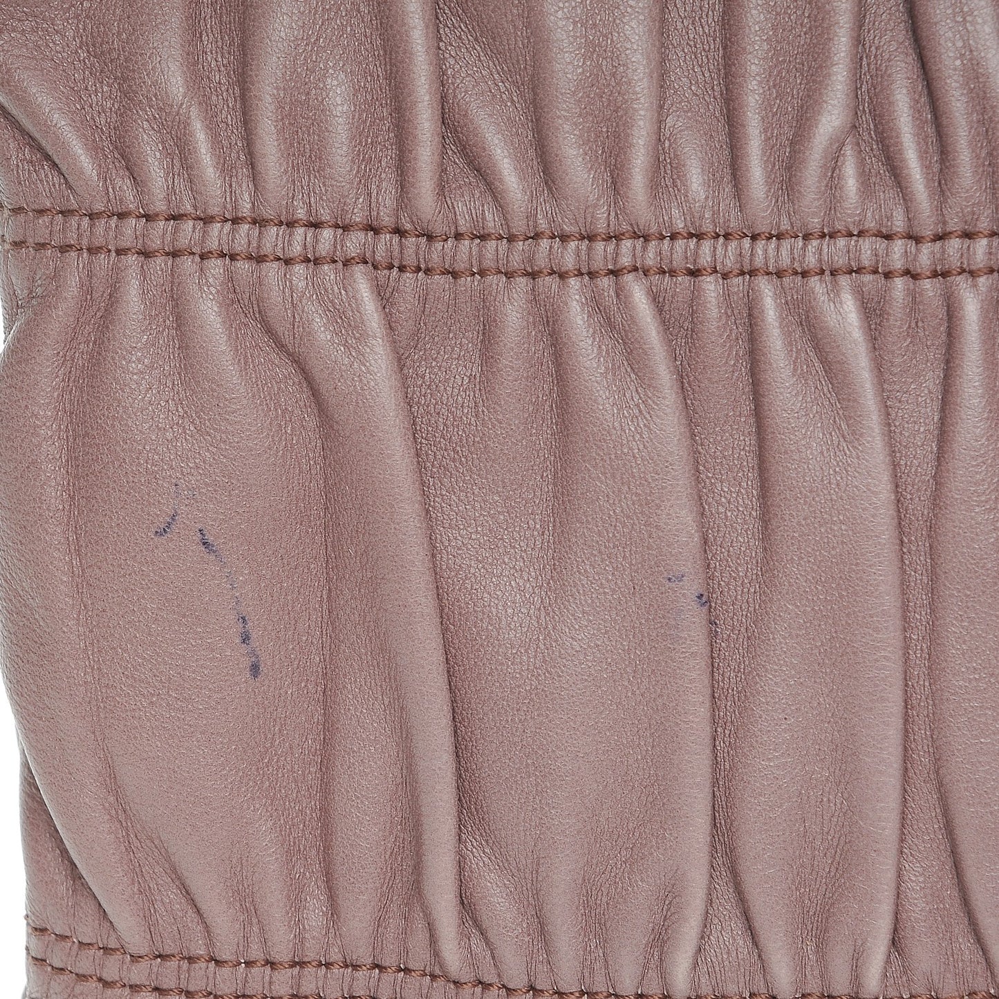 Nappa Gaufre Clutch Dark Rose