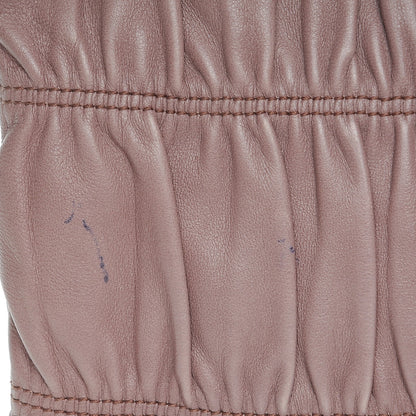 Prada Nappa Gaufre Clutch Dark Rose 9 of 9