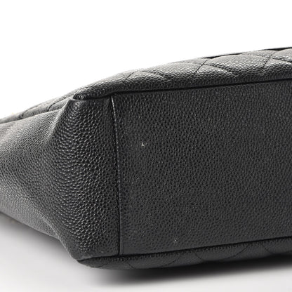 Chanel Caviar Quilted Petit Shopping Tote PST Black 10 of 13