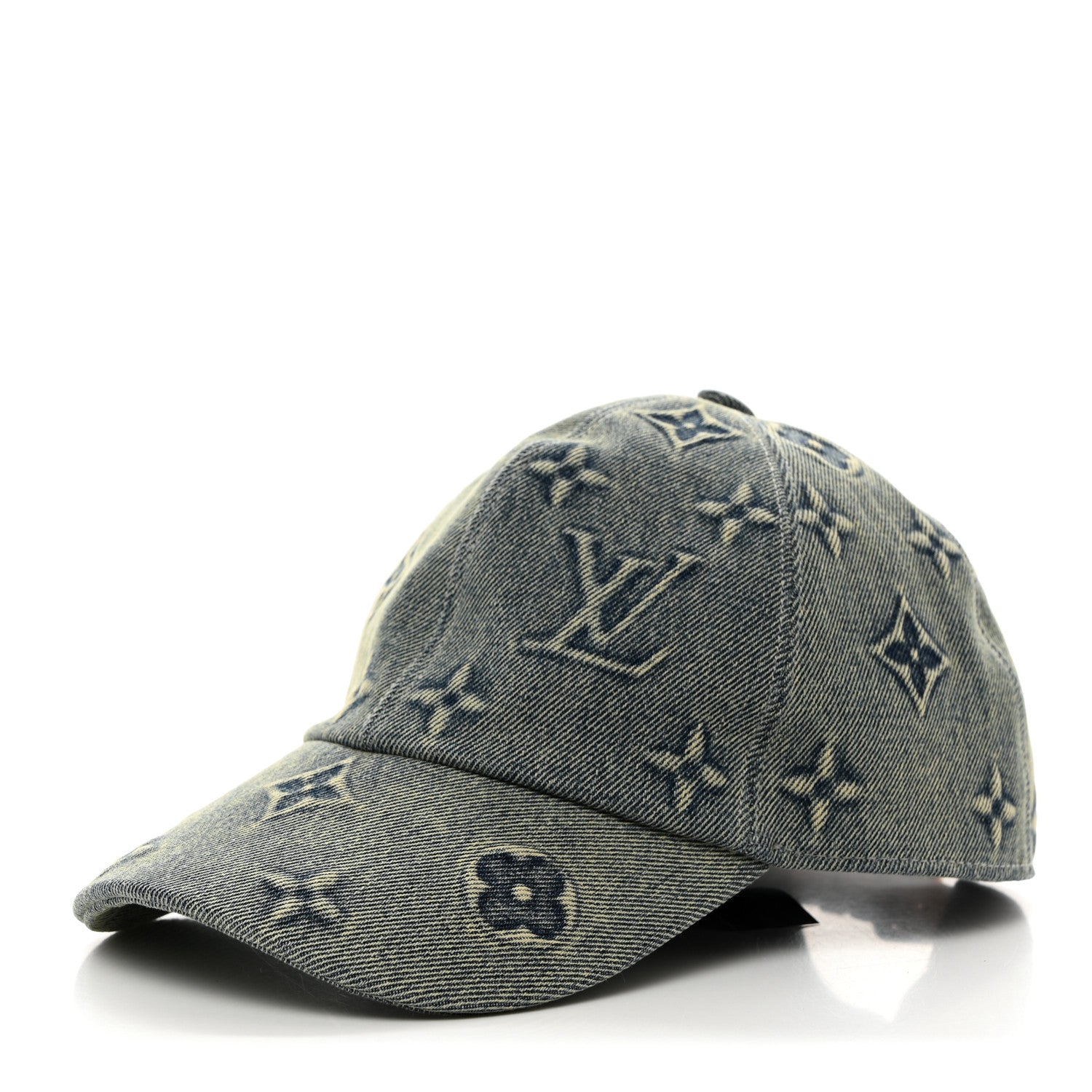 Louis Vuitton Monogram Washed Denim Cap L Blue 1 of 8