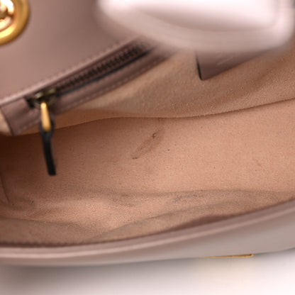 Gucci Calfskin Matelasse Small GG Marmont Shoulder Bag Porcelain Rose 15 of 15