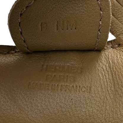 Hermes Milo Lambskin Grigri Rodeo Horse Bag Charm PM Beige Marfa 3 of 4