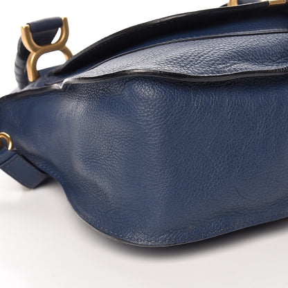 Chloe Calfskin Medium Marcie Satchel Royal Navy 9 of 11