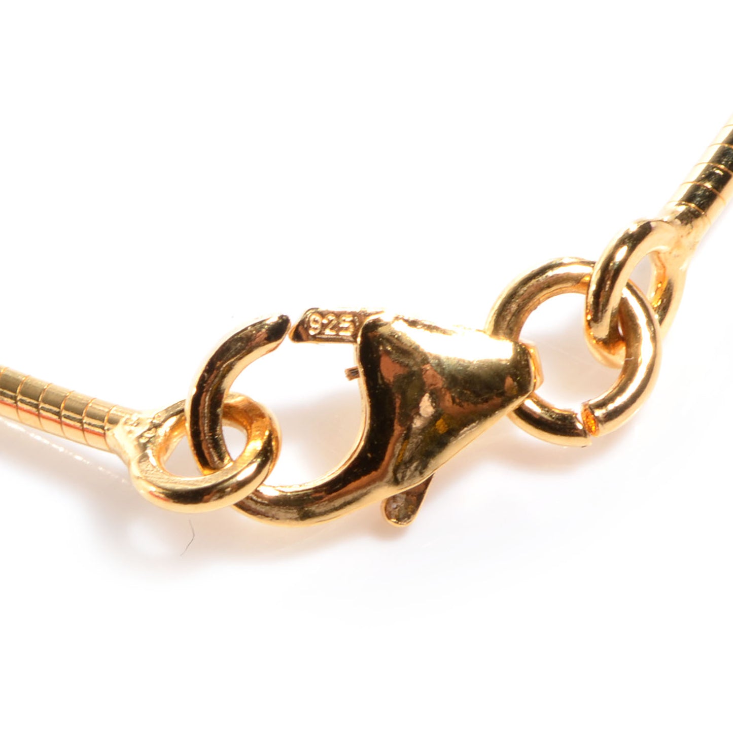 Gold Plated Pop H Necklace Jaune