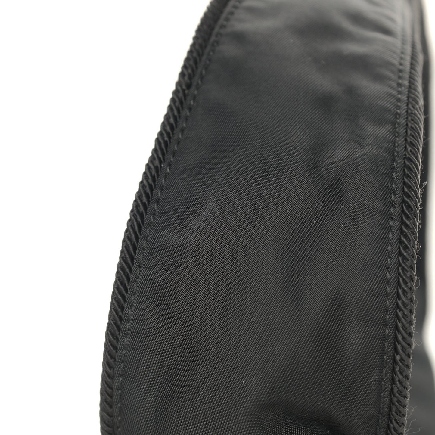 Tessuto Nylon Beaded Bag Black