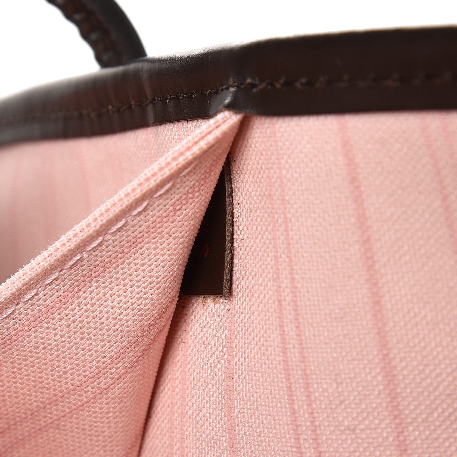 Louis Vuitton Damier Ebene Neo Neverfull MM Rose Ballerine 8 of 10