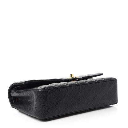 Chanel Caviar Quilted Medium Double Flap Black 5 of 13