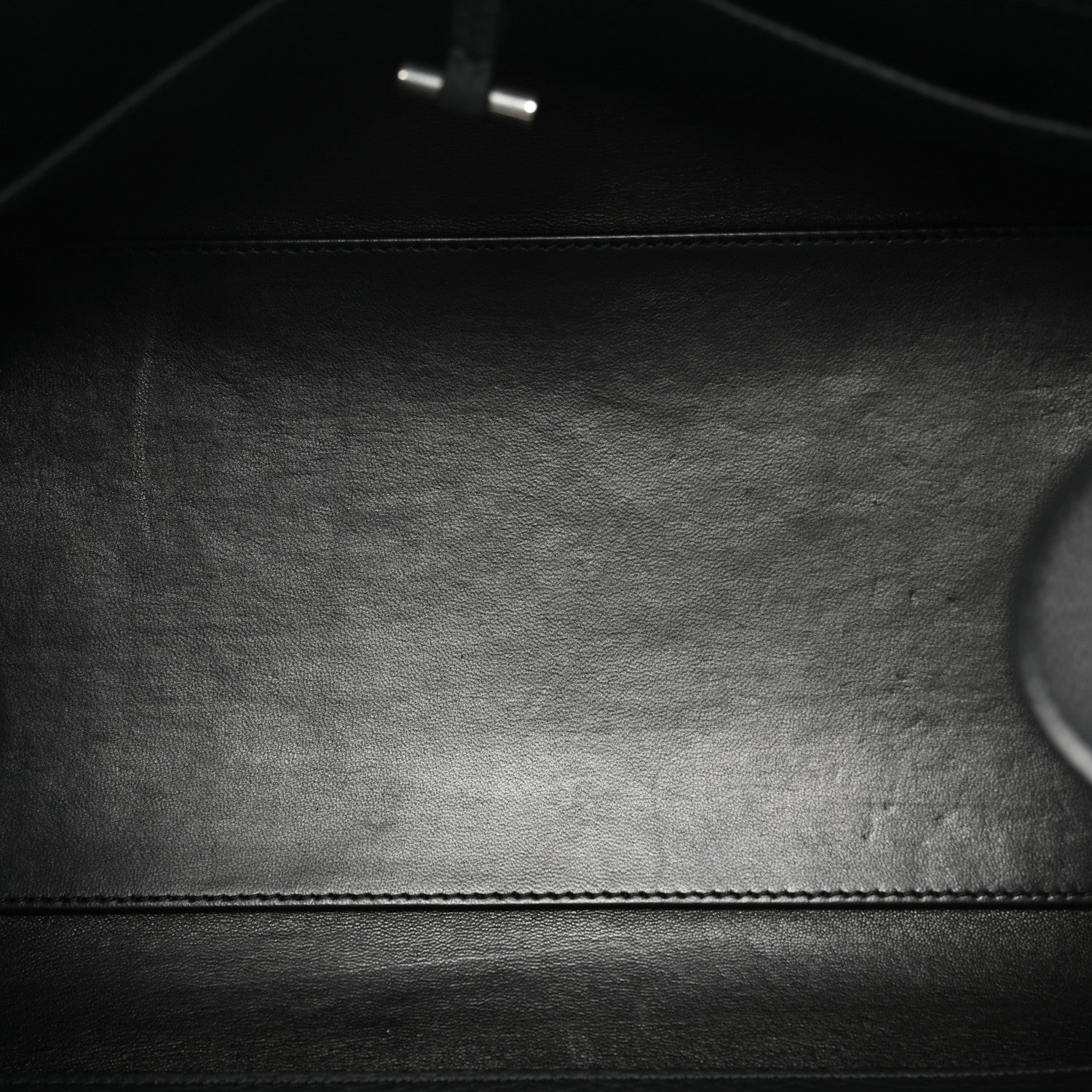 The Row Matte Grained Calfskin EW Margaux Black 5 of 11