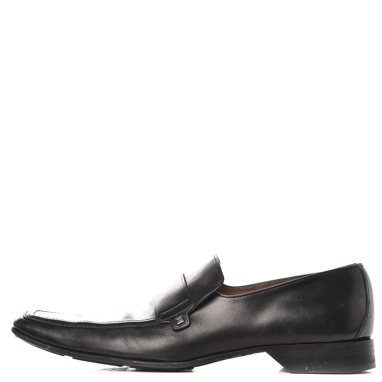Mens Calfskin Loafers 10.5 Black