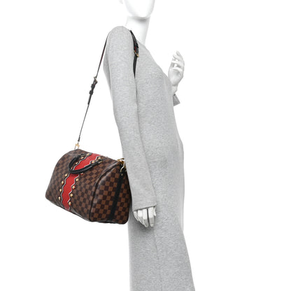 Louis Vuitton Damier Ebene Karakoram Speedy Bandouliere 30 2 of 10