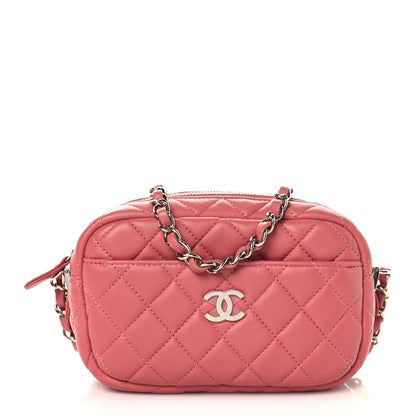 Chanel Lambskin Quilted Small Timeless Camera Case Pink 1 of 10