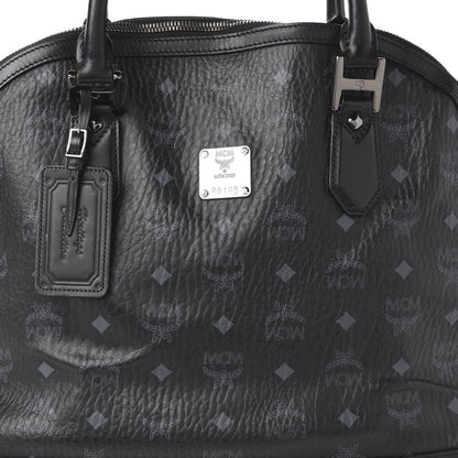 MCM Visetos Heritage Bowler Bag Black 6 of 11
