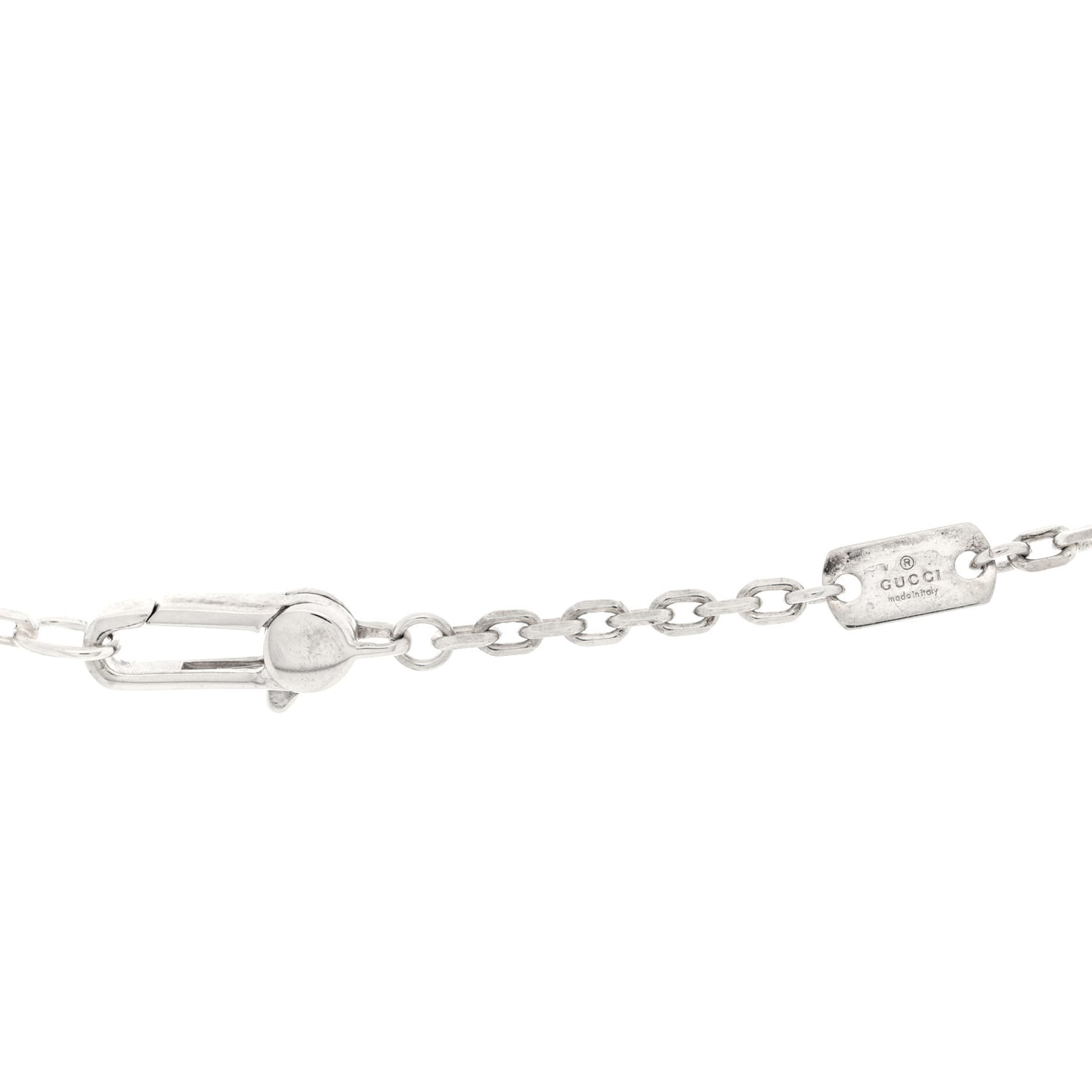 Sterling Silver Trademark Charm Necklace