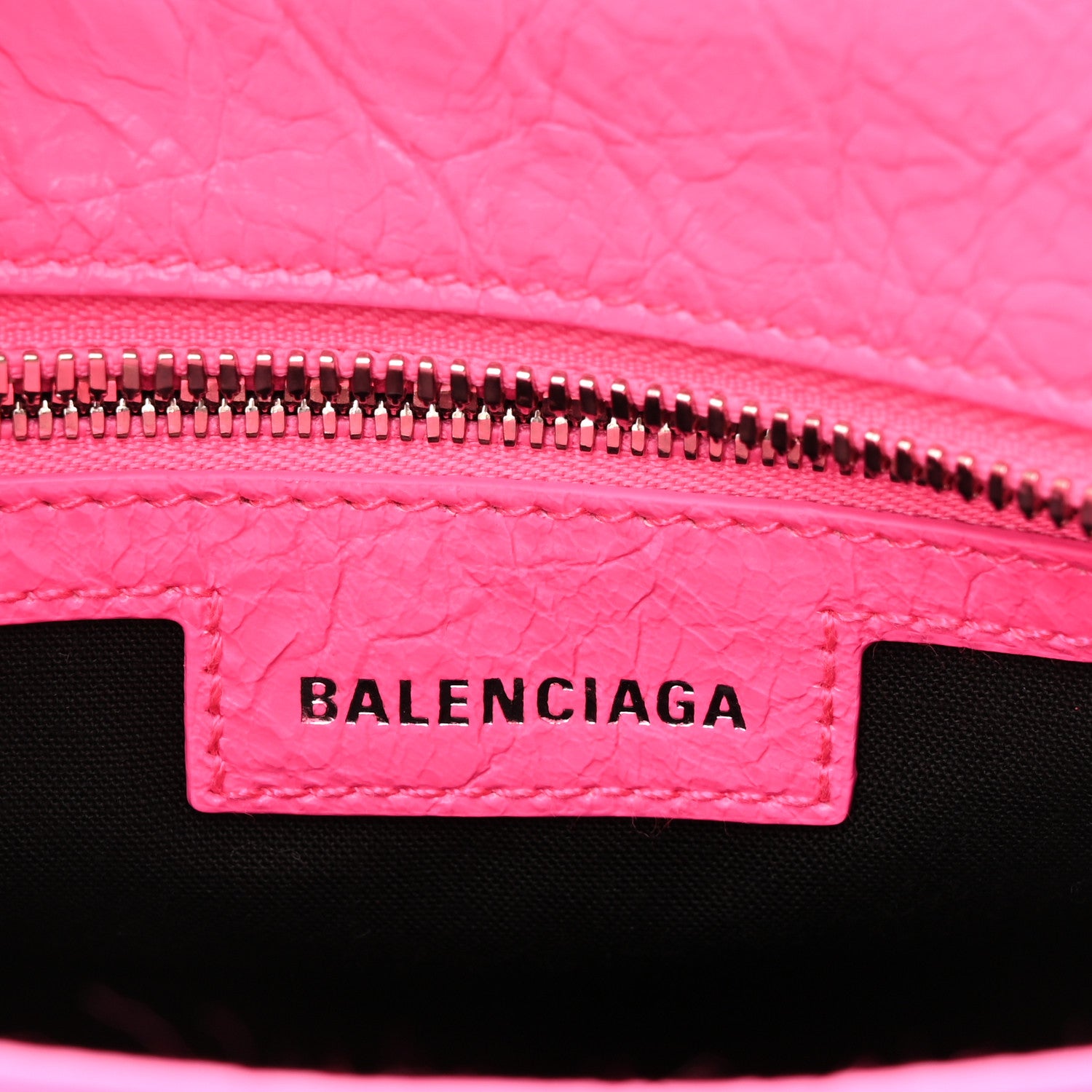 Balenciaga Agneau Arena Neo Cagole Handbag XS Fluo Pink 6 of 9
