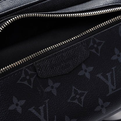 Louis Vuitton Taiga Monogram Eclipse Outdoor Bum Bag Black 9 of 10