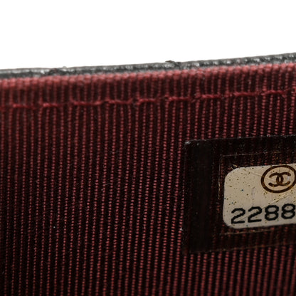 Chanel Lambskin Quilted Flap Card Holder Wallet Black 8 of 11