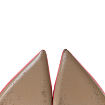 Valentino Garavani Calfskin Nappa Rockstud Ankle Strap 100mm Pumps 36 Deep Fuxia Poudre 9 of 15