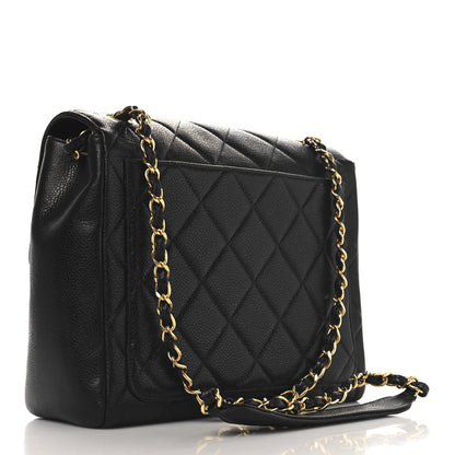 Chanel Caviar Quilted Medium Single Flap Black 3 of 10