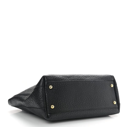 Burberry Signature Grain Calfskin Medium Welburn Tote Black 3 of 8