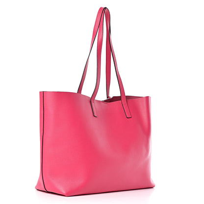 Saint Laurent Calfskin Large Shopping Tote Fuchsia 4 of 12