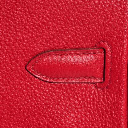 Hermes Togo Birkin 30 Rouge Garance 12 of 34