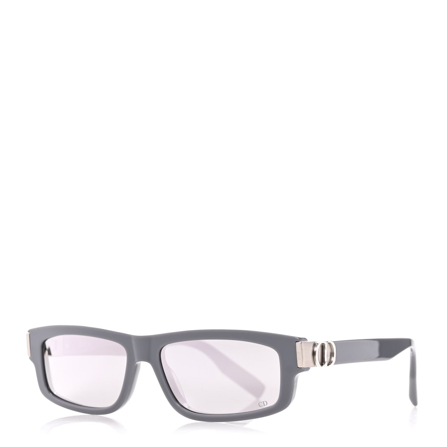 Christian Dior Acetate Rectangular CD Icon S2I Sunglasses Grey Smoke Mirror 1 of 8